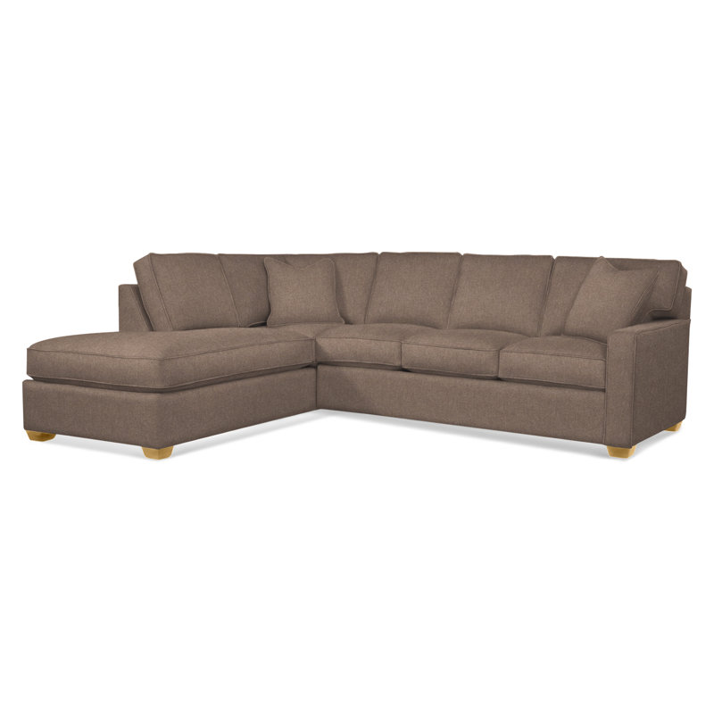 Ellora Upholstered L-Shaped Sectional, Left Hand Facing, Honey, Elite Ash; 0321-83