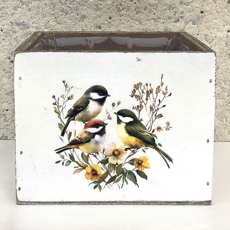 Jardinière Birds On Branches