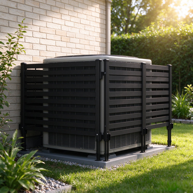 Decorative No-Dig Metal Fence Panels 10.8ft L x 17in H Black Coated Steel Staked Garden Edging Pet Barrier 10(-Pack)