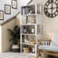 Astra 70.5"H 5-Shelf Bookcase
