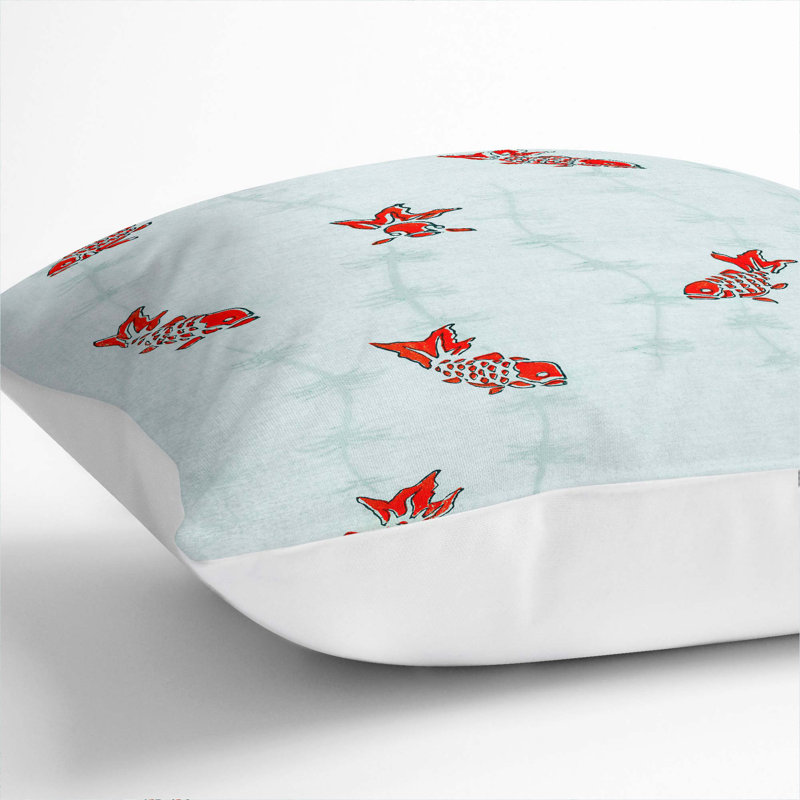 Square Throw Cushion, 40cm H x 40cm W x 15cm D, White