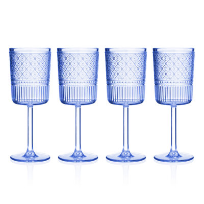 Claro Acrylic Goblet, Set Of 4