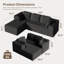 Canapé modulaire Cloud avec méridienne en L, siège profond, aucun assemblage requis, canapé de salon et de chambre à coucher-150848563-136981388