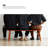 Black Upholstered Bench-839814621