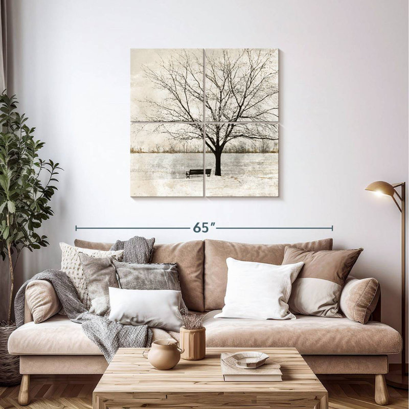 Arbre Harnek Bare Lonely, H 38 po x l 38 po