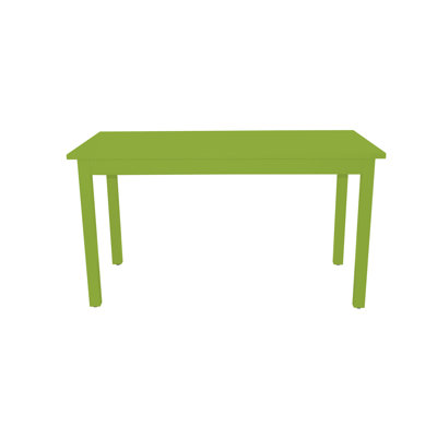 48" Chartreuse Solid Wood Dining Table