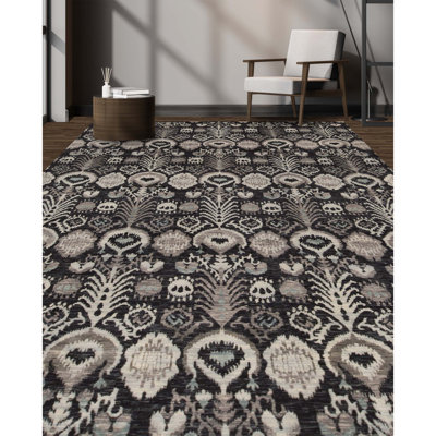 Wool Ikat Indoor Rug