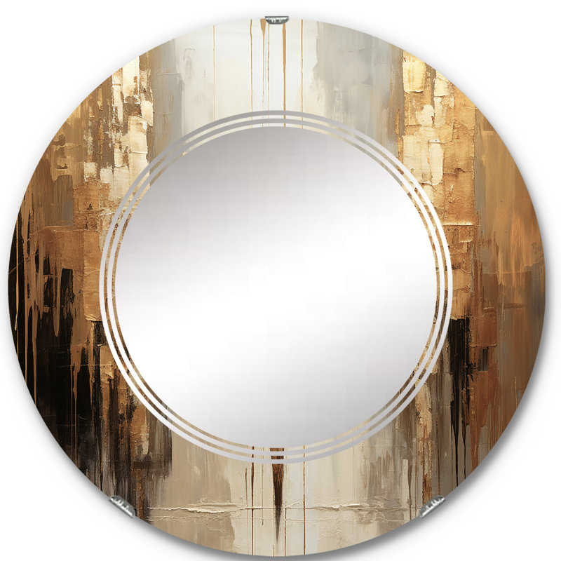Miroir mural rond Truc, 24 po x 24 po