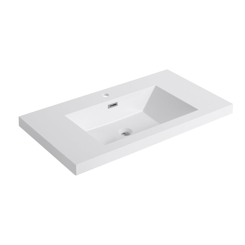 36" Bathroom  Resin Sink