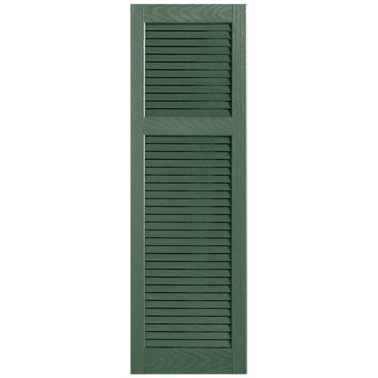 Paire de volets à persienne droite