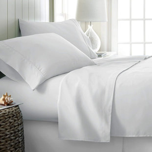 Ensemble de draps 4 pièces blanc