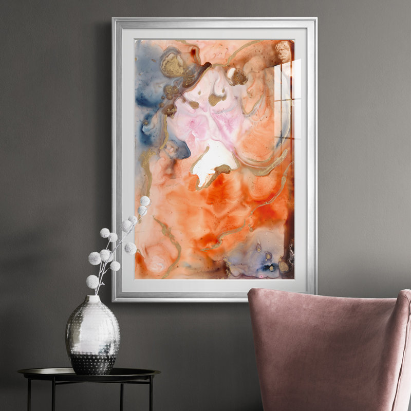«Lighting The Way III» - Impression, Cadre argenté, H 30,5 po x l 22,5 po x P 1 po