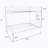 Over Bunk Bed With Metal Frame And Ladderspace-Saving Design,