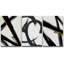 BAW grunge noir foncé Strokes Graffiti et Street Abstract Modern Zen sur toile, 3 pièces-94433861-94433864
