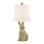 Lampe de table en résine 19 po H brun clair avec abat-jour