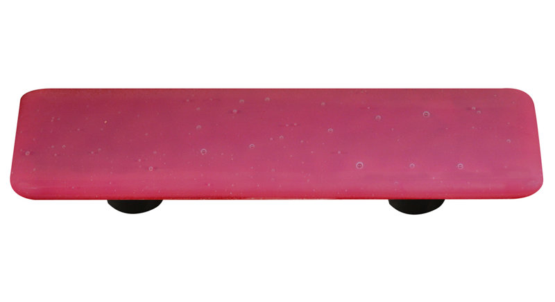 Poignée barre 3 po Opaline, Rouge, Noir