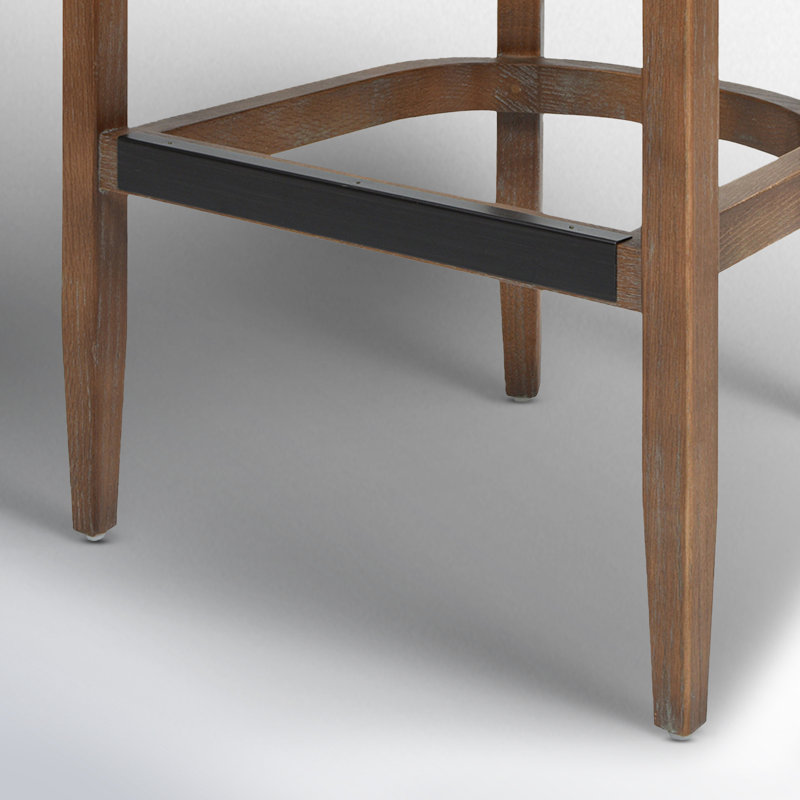 Copley Cane Stool, Taupe Beige, Counter Stool (26” Seat Height)