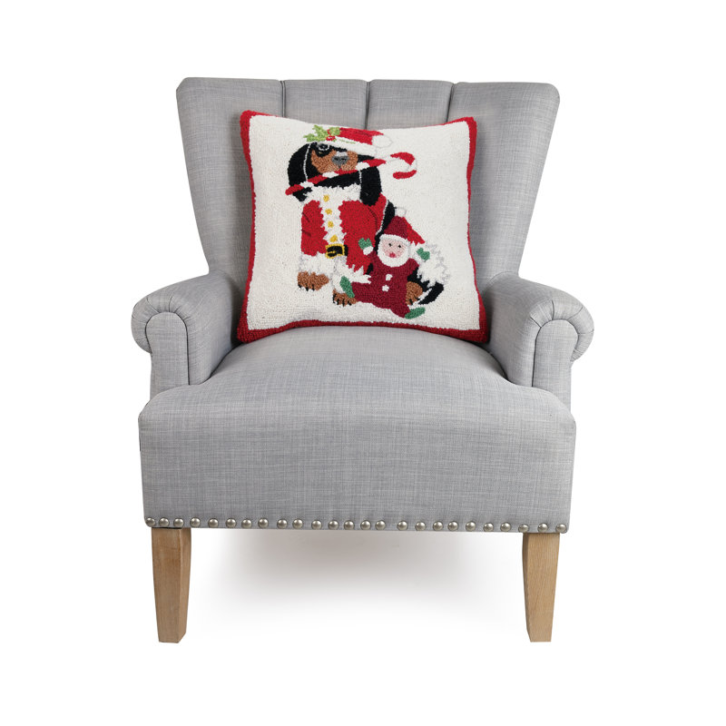 Coussin de Noël Santa Dachshund