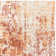 Tapis en viscose et laine orange à motif abstrait tissé à la main Curt