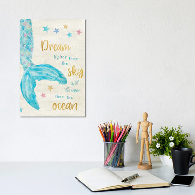 Mermaid Dream 1 Piece Wrapped Canvas Painting