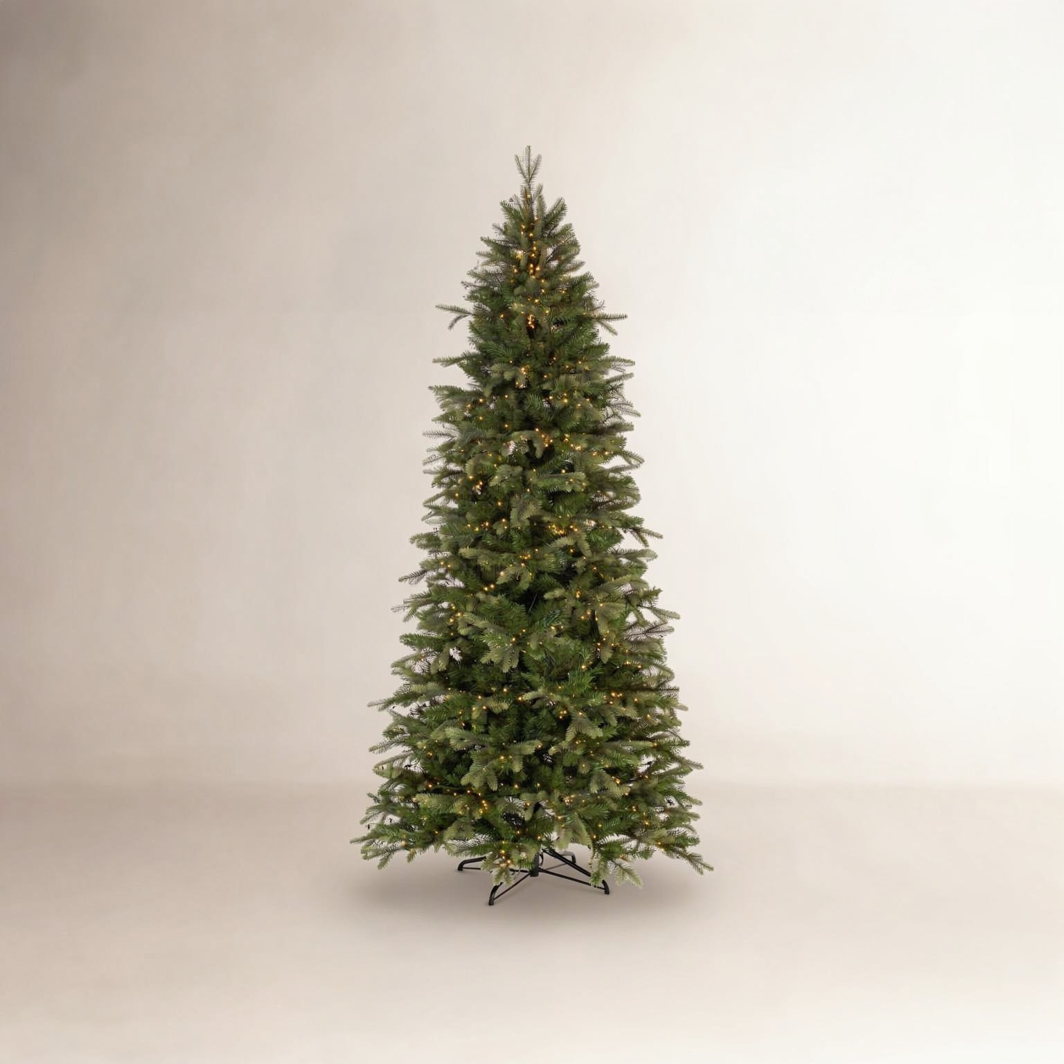 Slim Pre-Lit Fir Christmas Tree, 6.5 ft 2