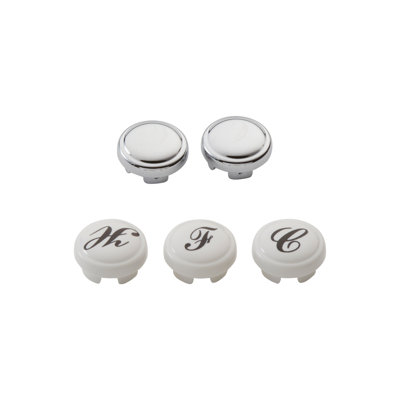 Kingsley Hot and Cold Handle Index Caps Kit