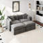 Canapé-lit en chenille moderne avec repose-pieds-1006864266-1006864278