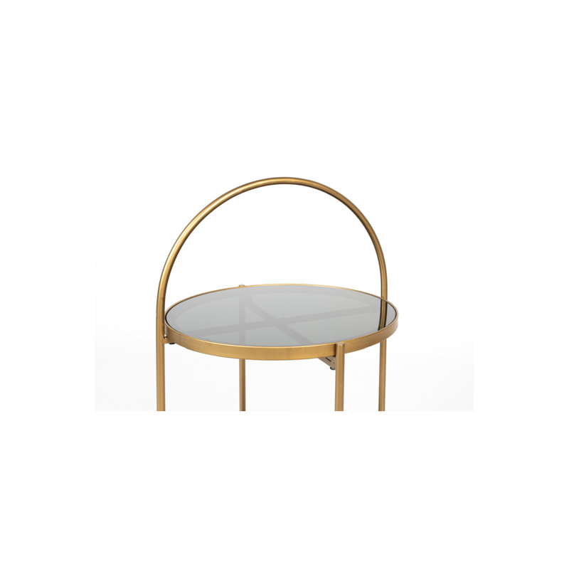 Maeve Glass End Table