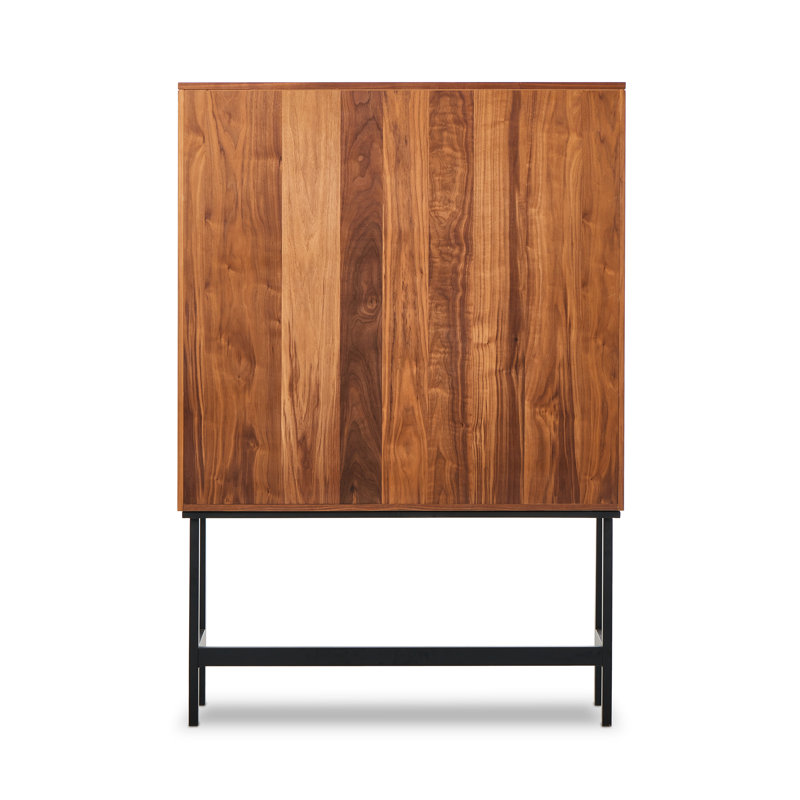 Hayward Cabinet-natural Walnut, Natural Walnut
