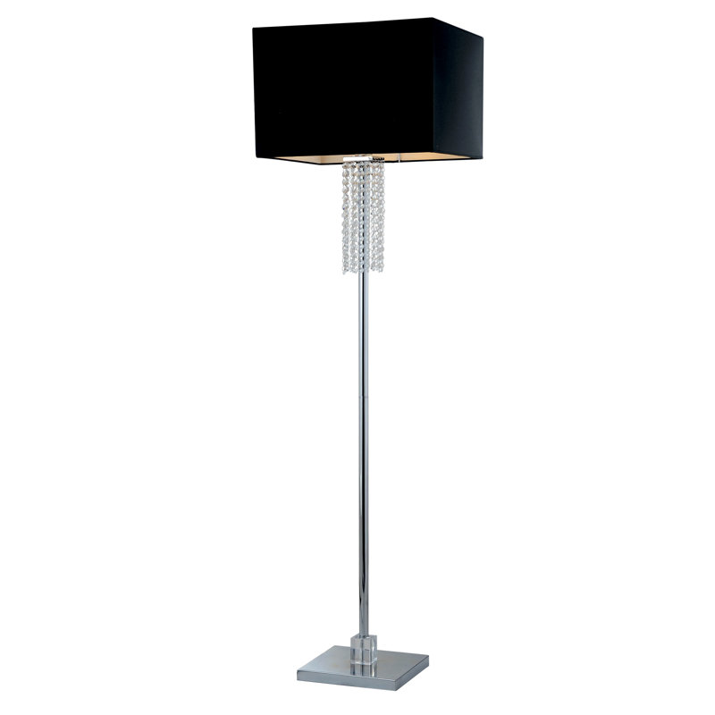 Adelyn 63'' Chrome Traditional Floor Lamp