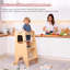 Escabeau de cuisine pour tout-petits, avec tablette à dessin, tour pour enfants pour comptoir, tabouret à hauteur réglable pour lavabo de salle de bain