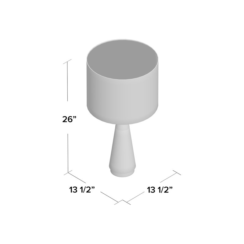 Stringer Architectural Triangular Table Lamp