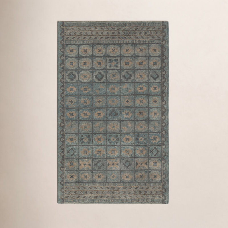 Allison Hand Tufted Wool Indoor Rug, Rectangle 2' x 3'