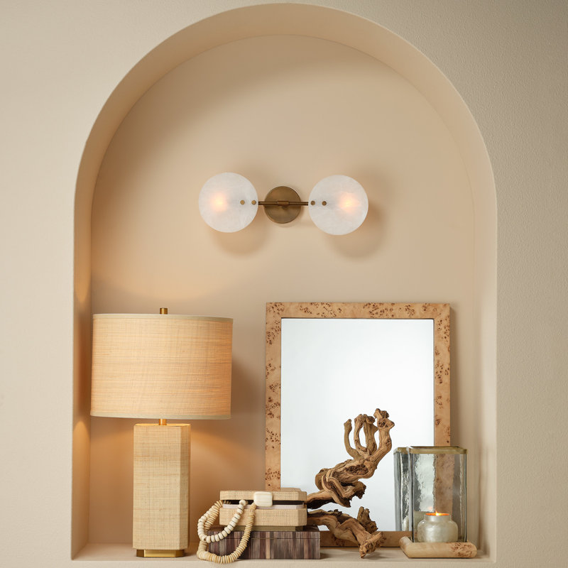 Oracle 2 - Light Armed Sconce, Antique Brass