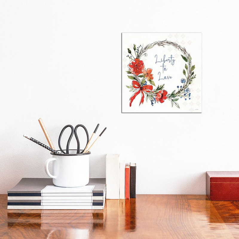 Americana Mood VI 1 Piece Wrapped Canvas Wall Art, 30.48cm H x 30.48cm W x 1.905cm D