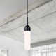 Ehrfried Single Light Metal/Fabric Cord Pendant