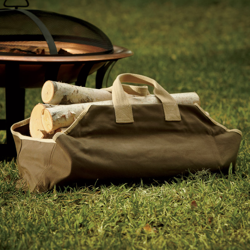Hackett Canvas Log Carrier