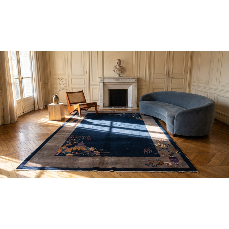 Tapis de style Art déco chinois antique