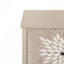 Armoire de rangement sculptée à 2 portes avec tablette réglable, meubles décoratifs pour le salon, le couloir et la cuisine