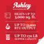 Ashley 2200 Sq Piédestal Poêle à granules 170 Lb Trémie - Wifi