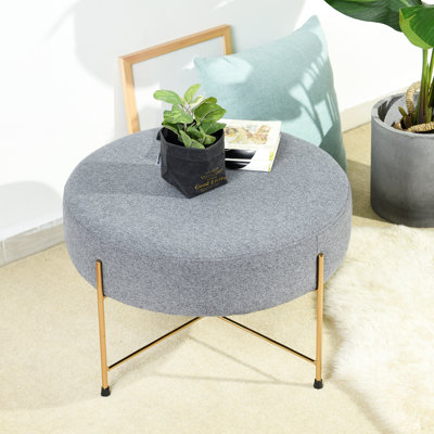 Devencove 60cm Wide Round Cocktail Ottoman