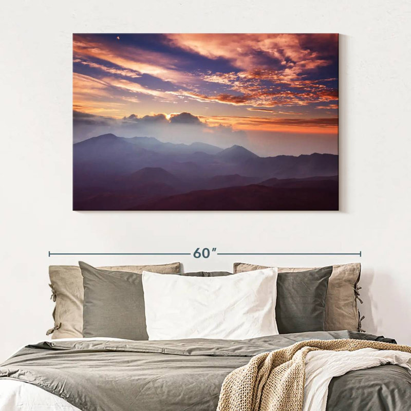 Alvord Haleakala Misty Sunrise, H 34 po x l 51 po
