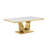 Kimoria Marble Top Pedestal Dining Set-935268916-874498704