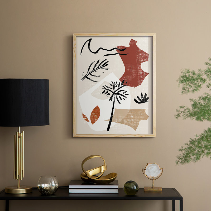 «Soft Palms V», Naturel, H 21 po x l 17 po