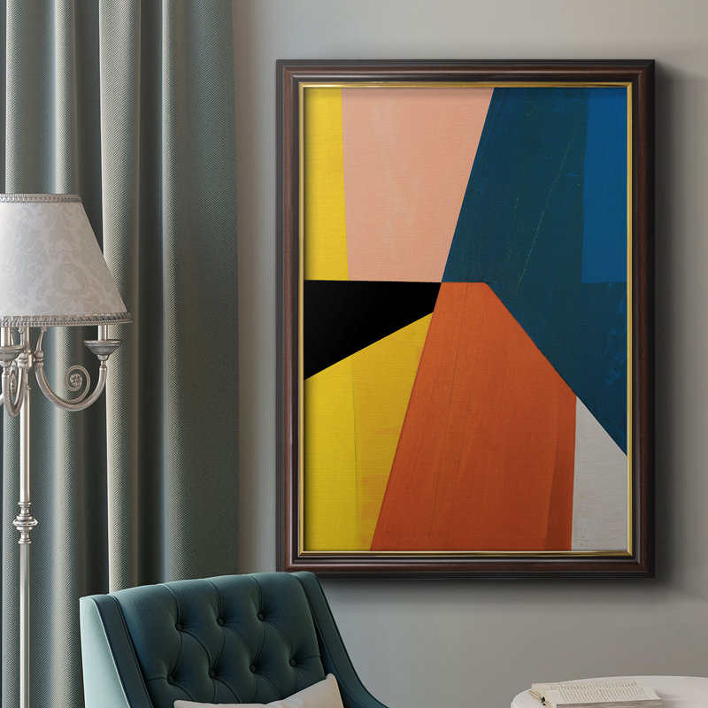 Modular IV " Modular IV " Painting Print, 27" H x 18" W x 2.5" D
