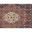 High-Quality Hand-Knotted Navy And Rust Area Rug