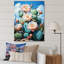 Cactus rose en fleurs au Nevada - Art mural floral cactus-568373160-602033835
