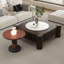 Table basse carrée en bois manufacturé Smoky Wood