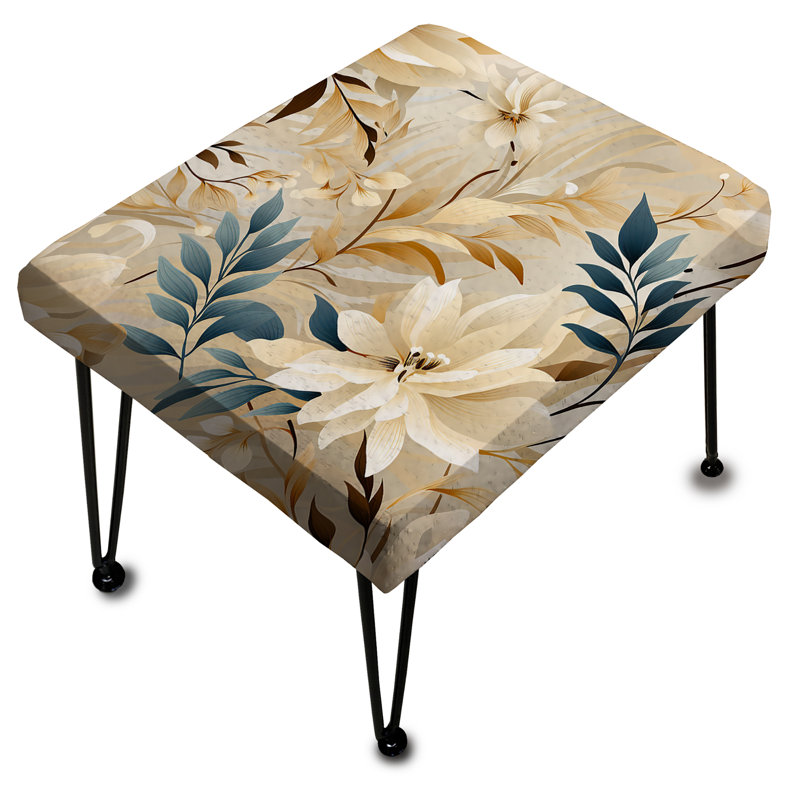 Driftwood Dreams Tropical Pattern III - Tropical Rectangle Ottoman