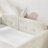 Beige Twin Upholstered Platform Bed with Rabbit Ear Headboard, Safety Rail & Pocket, Boucle Fabric-1004568548-1005955841